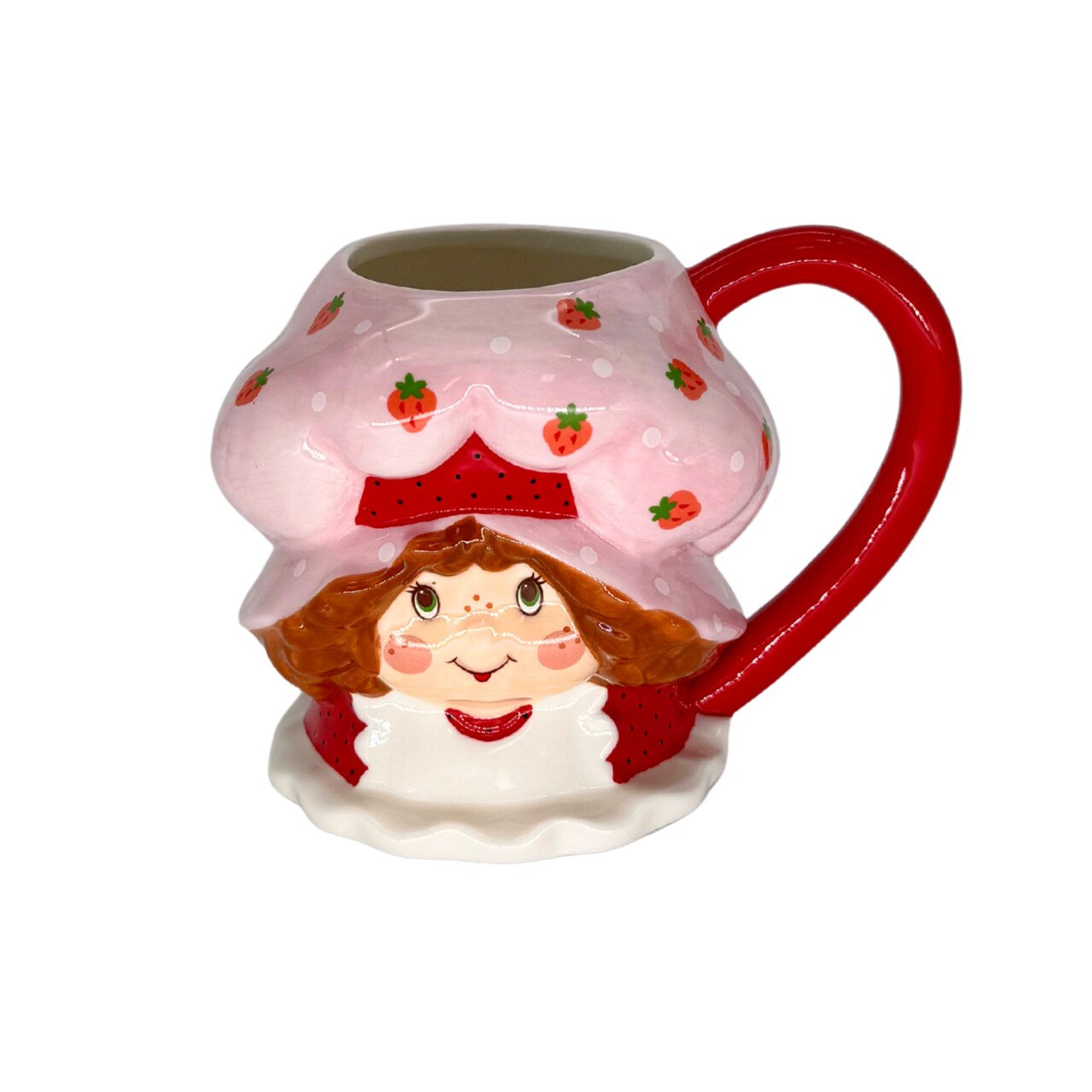 Blue Sky Clayworks Strawberry Shortcake Pink Figural Collectable Mug